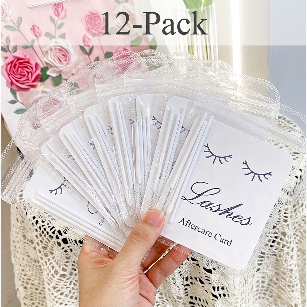 Eyelash Extension Aftercare - 12 sztuk zestawów do pielęgnacji rzęs