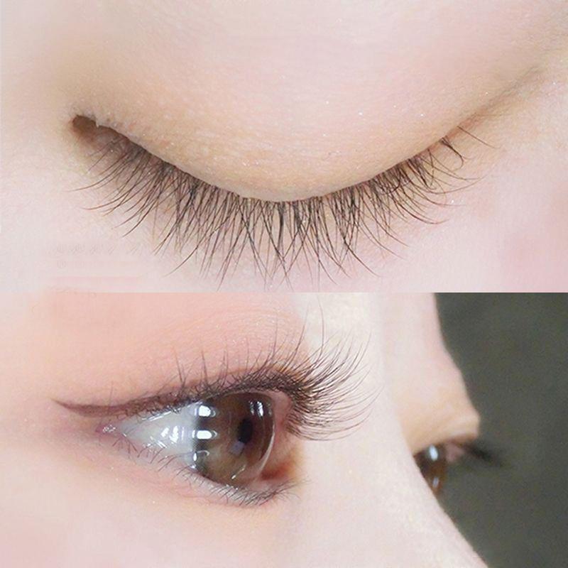Eyelash Extension No 11 - Czarne samoprzylepne sztuczne rzęsy, delikatne, 11-13