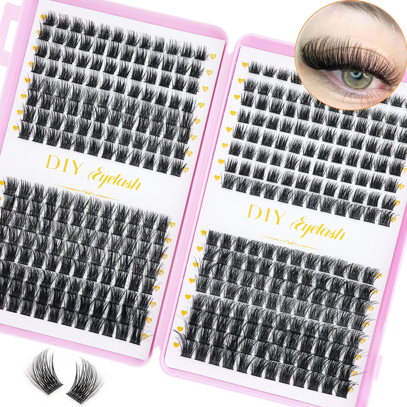 Eyelash Extension Home Service - 384 szt. Rzęs do przedłużania (z