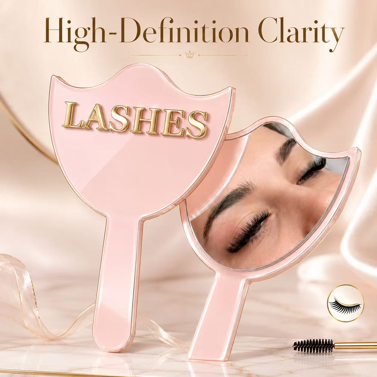 Eyelash Extension Aftercare - Lusterko do przedłużania rzęs HD Glass