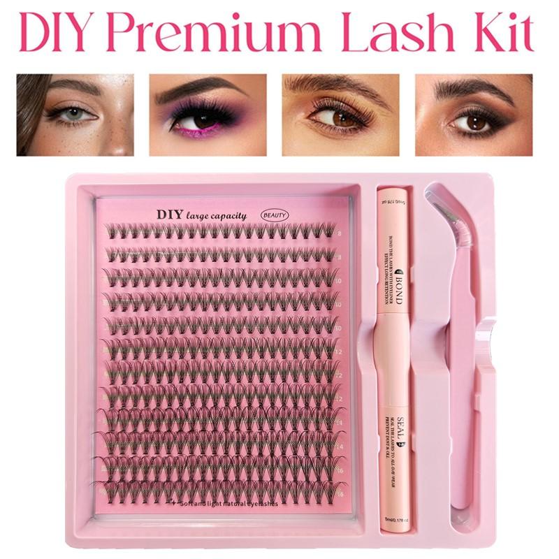 Eyelash Extension Home Service - Zestaw do samodzielnego przedłużania rzęs metodą