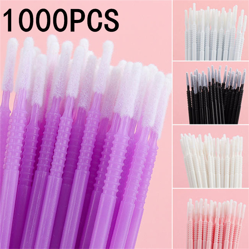 Eyelash Extension Remover - 100/200/1000 SZT. Jednorazowe szczoteczki do przedłużania