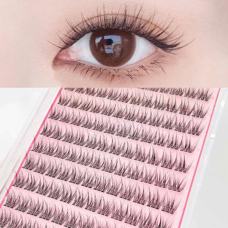Eyelash Extension No 11 - Czarne samoprzylepne sztuczne rzęsy, delikatne, 11-13