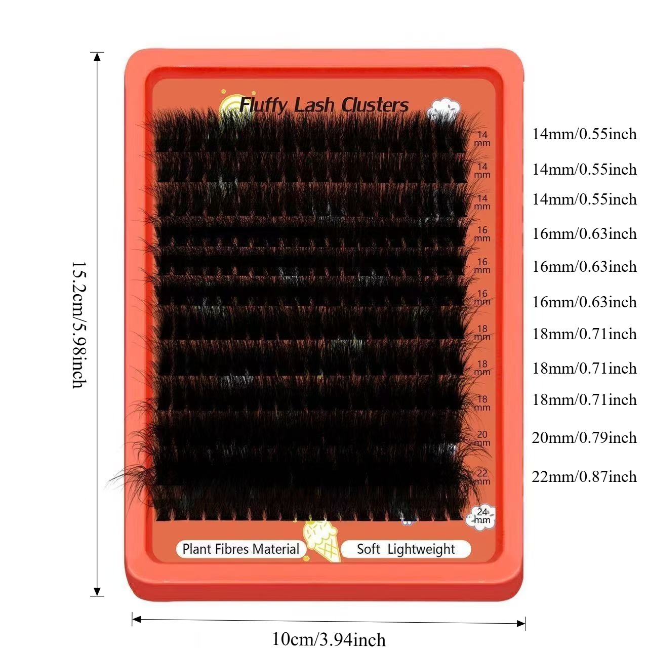 Rzęsy w kępkach 80D-100D, mięk – Eyelash Extension Home Service recenzja i cena