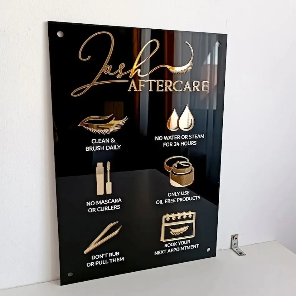 Znak pielęgnacji przedłużania  – Eyelash Extension Aftercare recenzja i cena