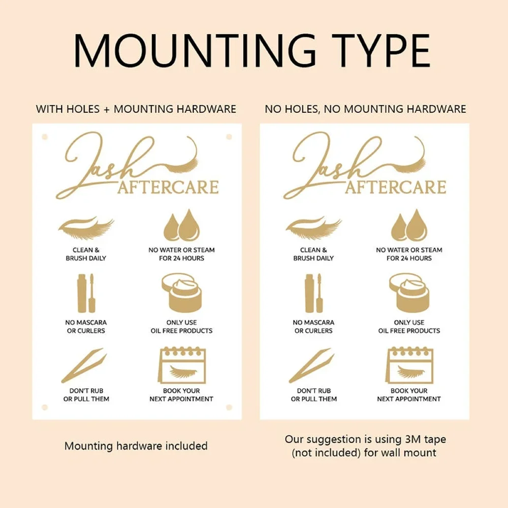 Znak pielęgnacji przedłużania  – Eyelash Extension Aftercare recenzja i cena